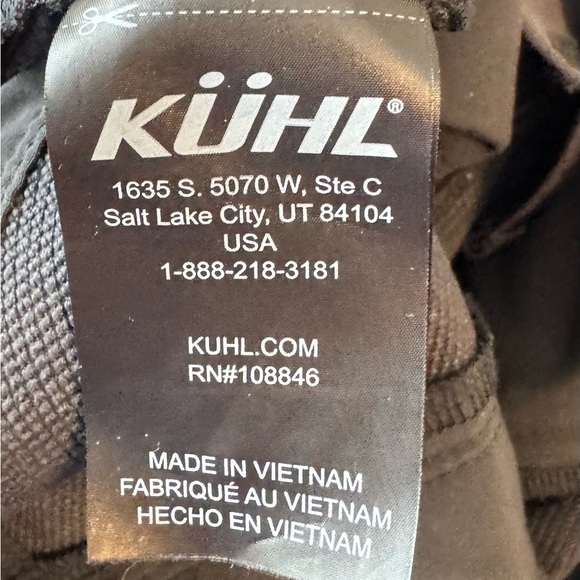 KUHL Women’s TRANSCENDR SKINNY Water Resistant‎ Hiking Pants Sz 6 Black EUC! $99 - Picture 8 of 13